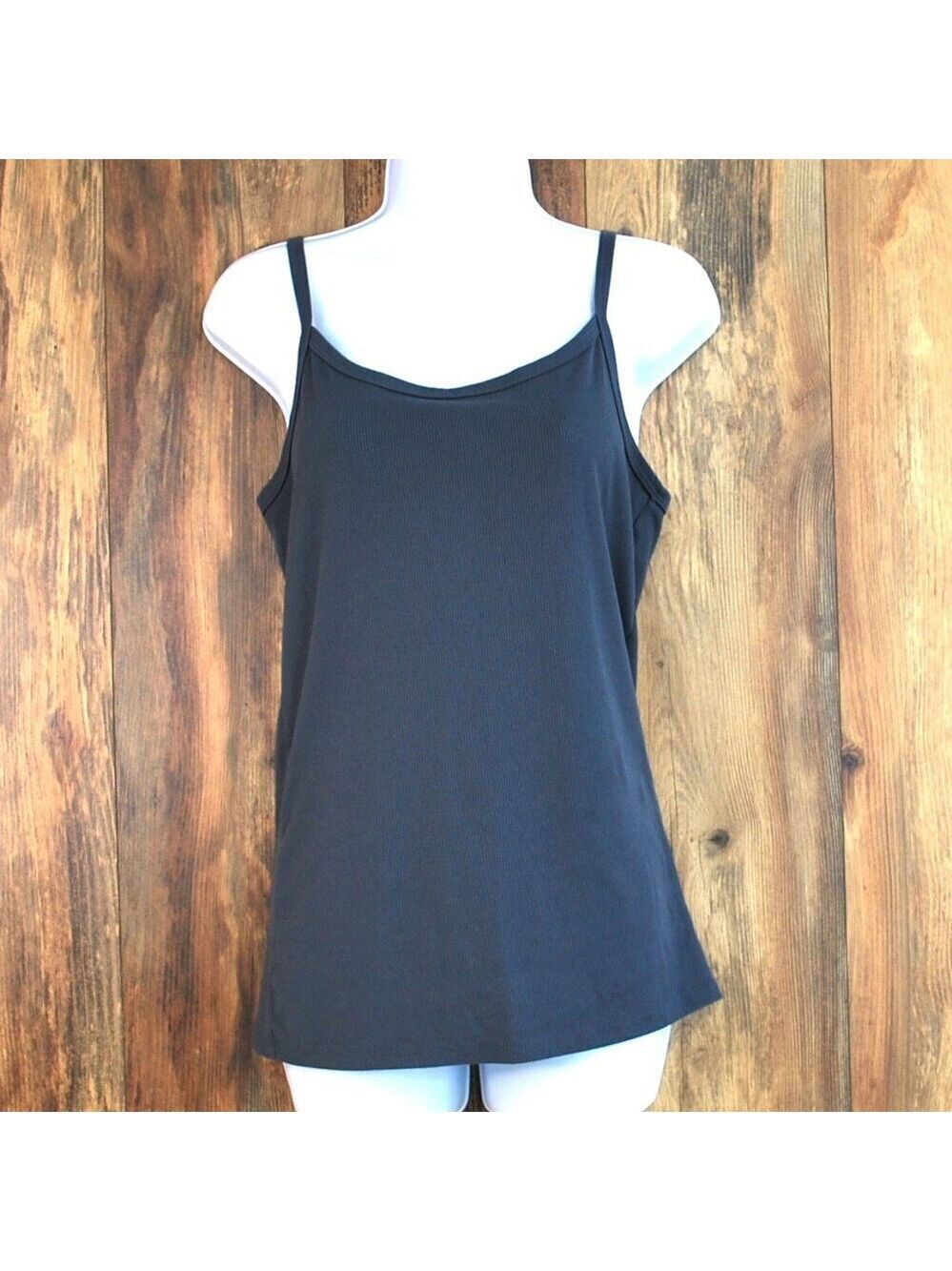 No Boundaries Women's Navy Stretch Tank Top L